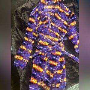 Ladies Robe, 3X, long, velour, EUC